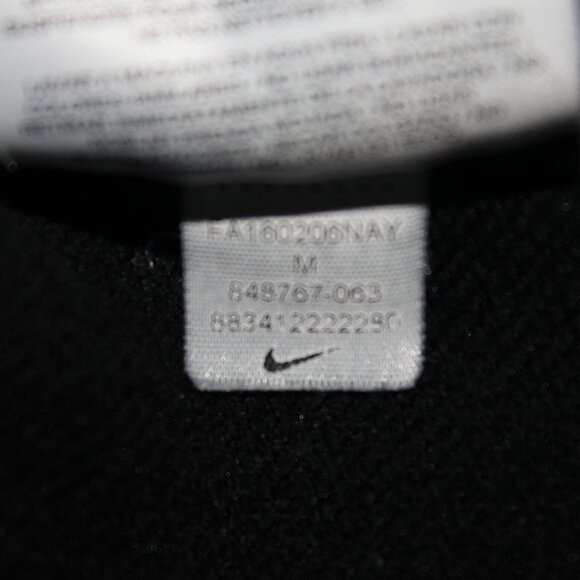 Nike Just Do It Dri Fit Fleece Hoodie Women's Med Black Cabincore Gorpcore Cozy - Picture 10 of 10